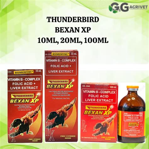 Thunderbird Bexan XP 20ml / 100ml / 100 .
